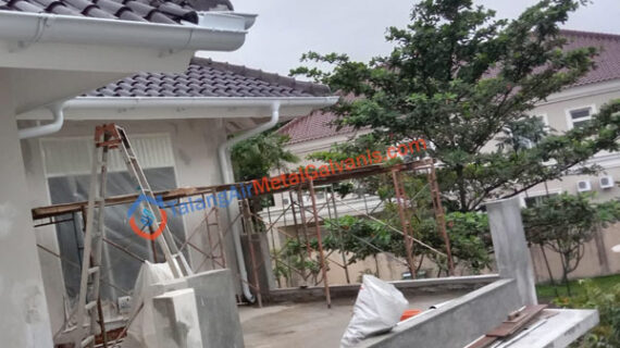 Talang Air Galvanis Yogyakarta: Solusi Drainase Atap Modern, Awet, dan Estetis